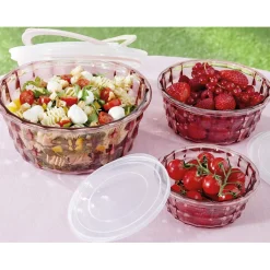 Tempsl 3 boîtes vintage roses