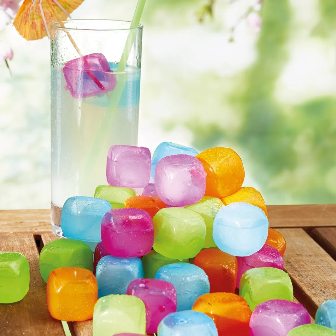 Discount Tempsl 30 glaçons multicolores