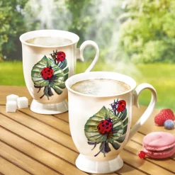 Tempsl 2 mugs coccinelle