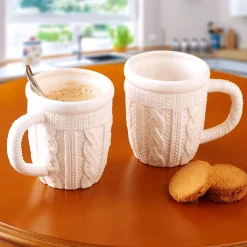 Hot Tempsl 2 mugs tricot