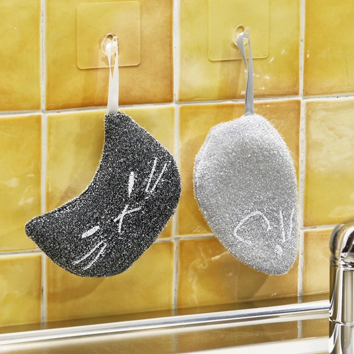 Clearance Tempsl 4 éponges chats et souris