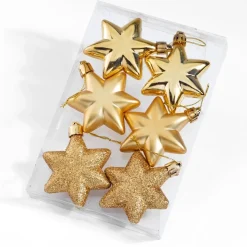 New Tempsl 6 étoiles dorées Noël