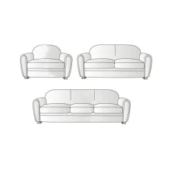 Online Tempsl Anti-glisse housse : Set canapé 3 places