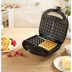 Sale Tempsl Appareil croque gaufre grill Techwood®