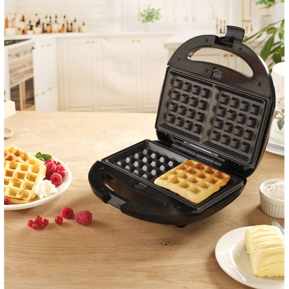 Sale Tempsl Appareil croque gaufre grill Techwood®
