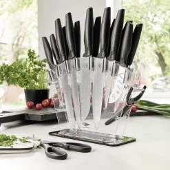 Tempsl Bloc de couteaux 17 pièces Pradel France ®