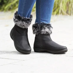 Tempsl Bottines noires imperméables "Hélène" noir