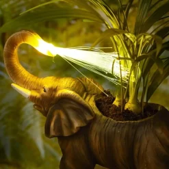 Tempsl Cache-pot lumineux éléphant