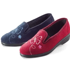 Hot Tempsl Chaussons Butterfly marine ou rouge