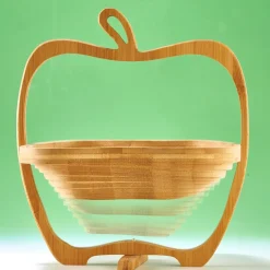 New Tempsl Corbeille de fruits dessous de plat bambou