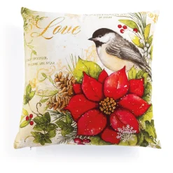 Online Tempsl Coussin oiseau ou sapin de Noël