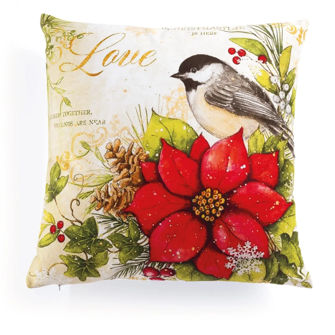 Online Tempsl Coussin oiseau ou sapin de Noël