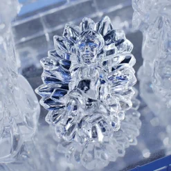 New Tempsl Crèche lumineuse chantante bleutée