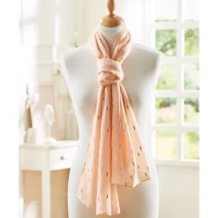 Online Tempsl Etole foulard rose poudré