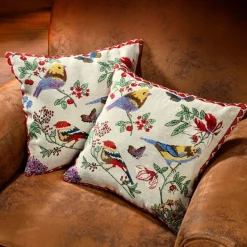 Outlet Tempsl Housses coussins oiseaux