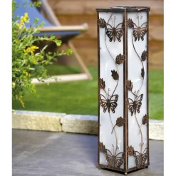New Tempsl Lampe de sol papillons solaire