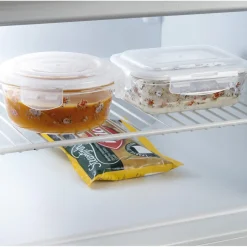 Sale Tempsl Lot de 3 boîtes borosilicate fleuries