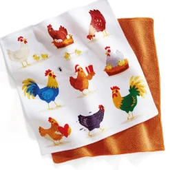 Best Tempsl Lot de 6 chiffons microfibres poulettes
