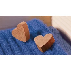 Clearance Tempsl Lot de 25 cœurs de bois de cèdre