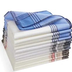 Discount Tempsl Lot de 12 mouchoirs