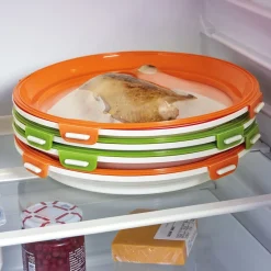 Outlet Tempsl Lot de 2 ou 4 plats de conservation ronds