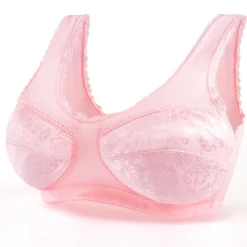 Sale Tempsl Lot de 2 Satin Bra Lot n°2 : Rose + bleu - taille M