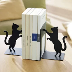 Clearance Tempsl Lot de 2 serre-livres chats