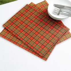 Outlet Tempsl Lot de 8 sets de table écossais