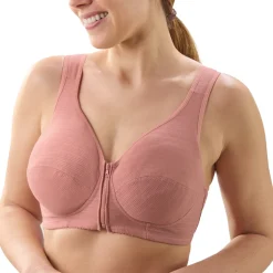 Clearance Tempsl Lot de 3 soutiens-gorge zippés Gris + vieux rose + chair - taille M