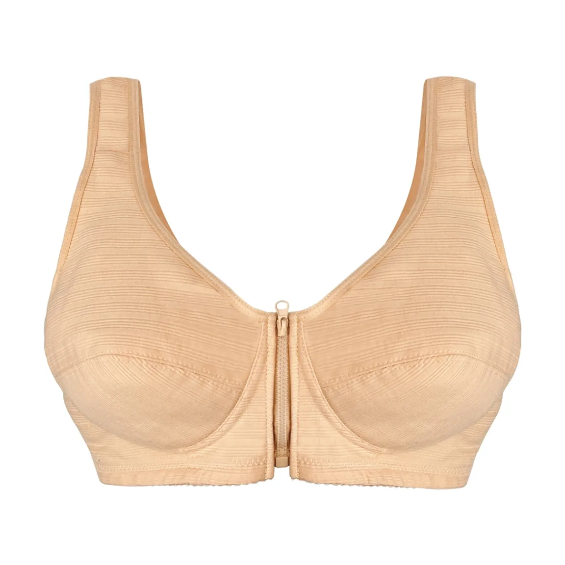 Clearance Tempsl Lot de 3 soutiens-gorge zippés Gris + vieux rose + chair - taille M