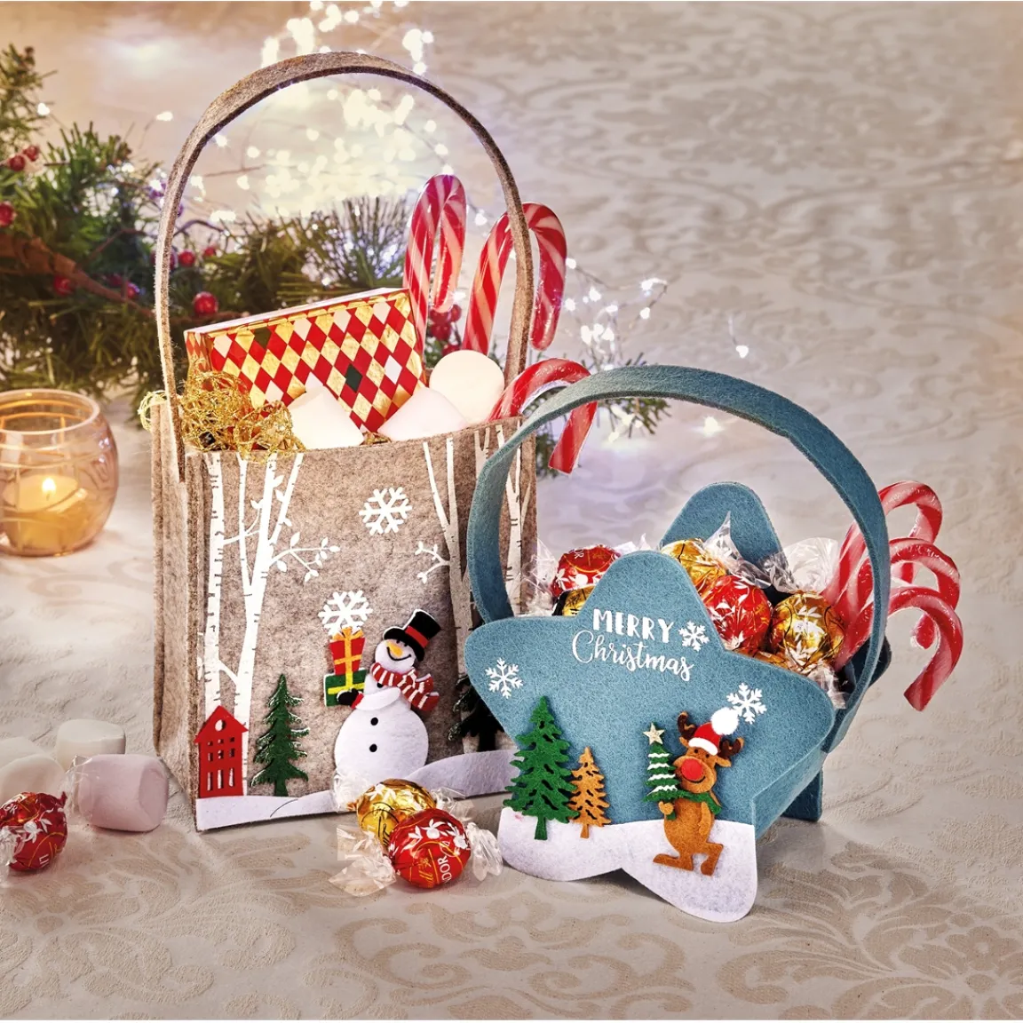 Tempsl Lot de 2 suspensions feutrine