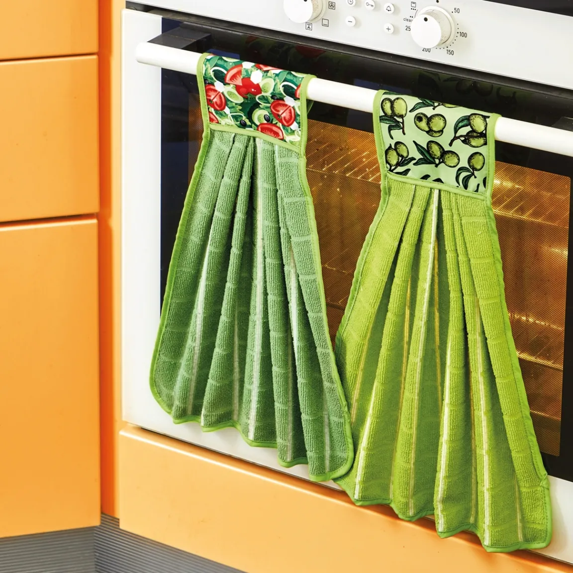 Clearance Tempsl Lot de 3 torchons accroche four