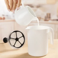 Clearance Tempsl Mousseur à lait manuel