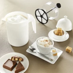 Clearance Tempsl Mousseur à lait manuel