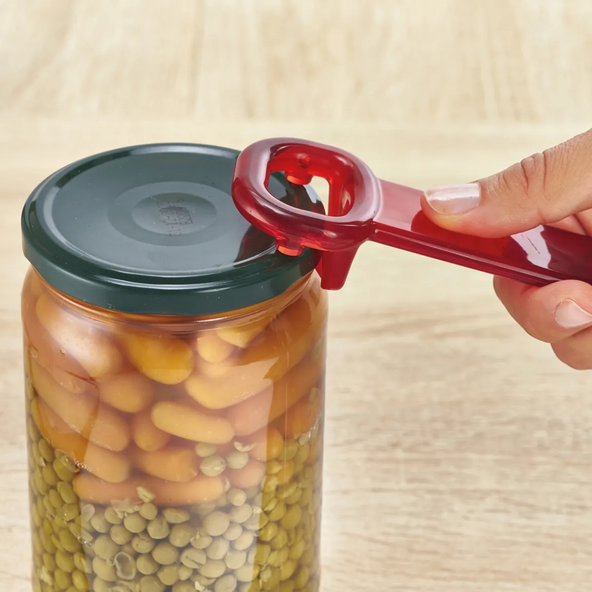 Outlet Tempsl Ouvre bocal rouge