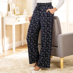 New Tempsl Pantalon fluide fleuri