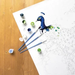 New Tempsl Peinture par numéros Paon majestueux