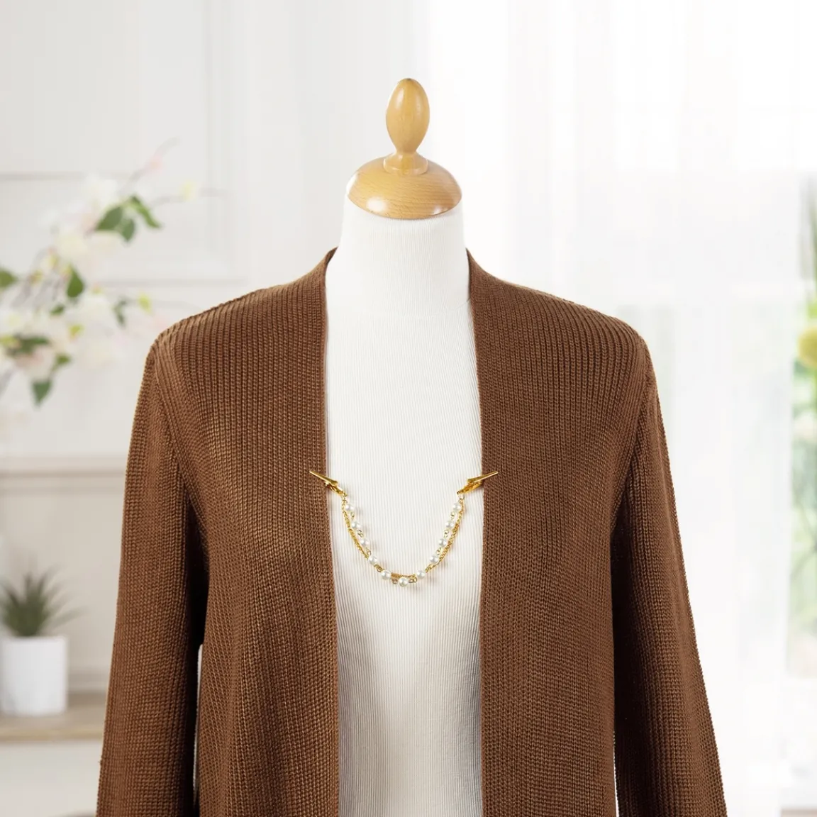 New Tempsl Pince à gilet perles