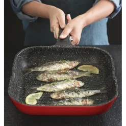 Discount Tempsl Poêle grill fonte d'aluminium Pradel France ®