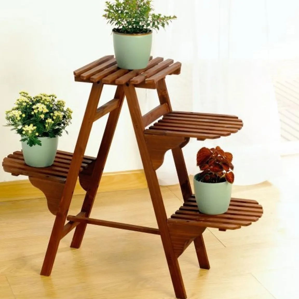Best Tempsl Porte plantes en bois