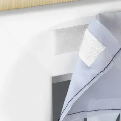 Best Tempsl Rideau de porte : Gris/blanc ou Bleu/blanc