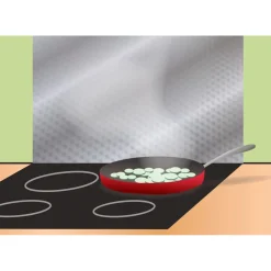 New Tempsl Rouleau métallisé de protection cuisine