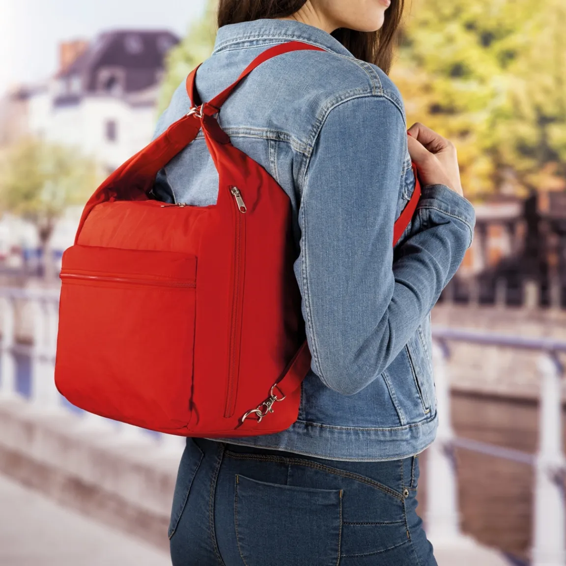 Clearance Tempsl Sac 3 en 1 rouge ou marine