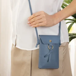 Clearance Tempsl Sac pochette nœud bleu ou jaune