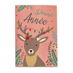 Hot Tempsl Set de 4 cartes postales à diamanter Nouvel an