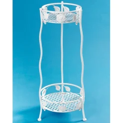 Sale Tempsl Support piédestal blanc pour plante