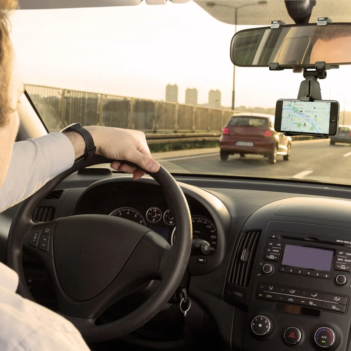 Outlet Tempsl Support téléphone rétroviseur