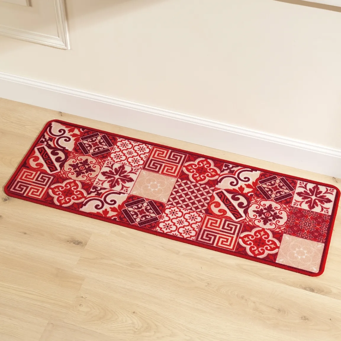 Discount Tempsl Tapis carreaux de ciment gris 40 x 60 cm