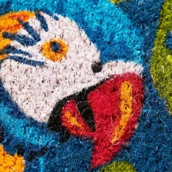 New Tempsl Tapis coco perroquet