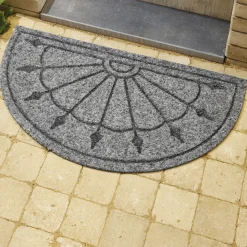 Clearance Tempsl Tapis demi-lune gris ou beige